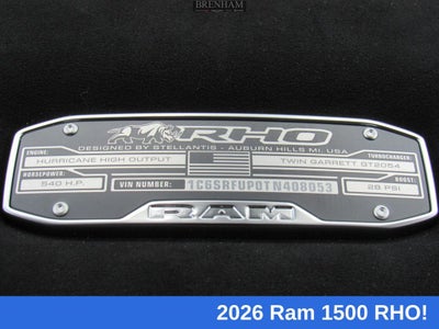 2026 RAM Ram 1500 RAM 1500 RHO CREW CAB 4X4 5'7' BOX