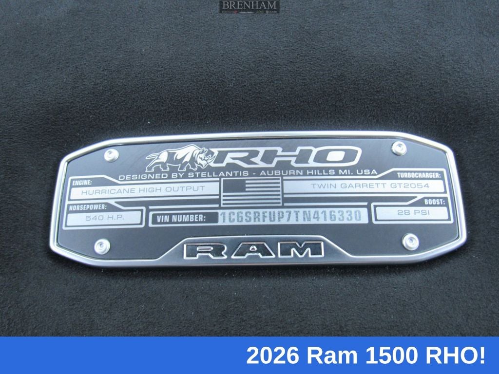 2026 RAM Ram 1500 RAM 1500 RHO CREW CAB 4X4 5'7' BOX