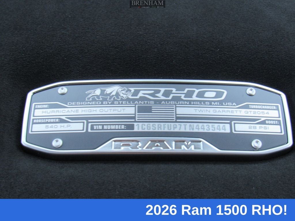 2026 RAM Ram 1500 RAM 1500 RHO CREW CAB 4X4 5'7' BOX