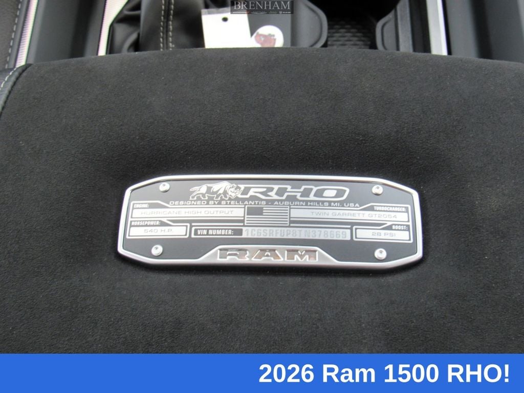 2026 RAM Ram 1500 RAM 1500 RHO CREW CAB 4X4 5'7' BOX