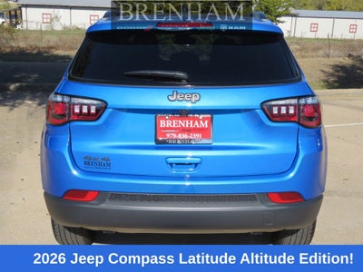 2026 Jeep Compass COMPASS LATITUDE ALTITUDE 4X4