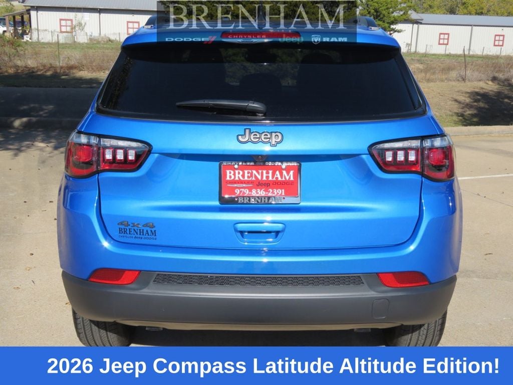 2026 Jeep Compass COMPASS LATITUDE ALTITUDE 4X4