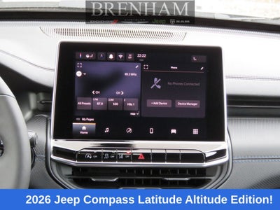 2026 Jeep Compass COMPASS LATITUDE ALTITUDE 4X4