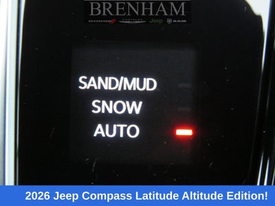 2026 Jeep Compass COMPASS LATITUDE ALTITUDE 4X4