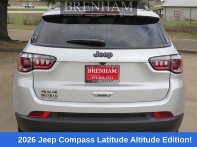 2026 Jeep Compass COMPASS LATITUDE ALTITUDE 4X4