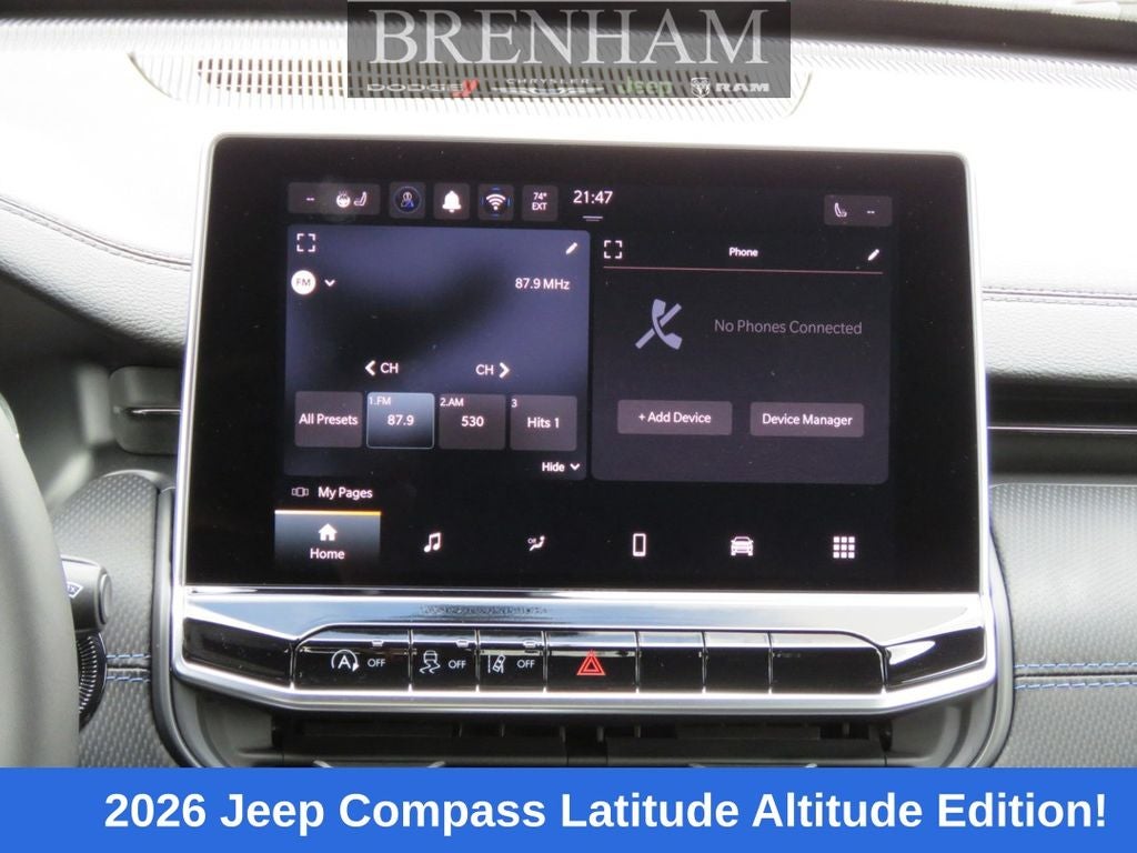 2026 Jeep Compass COMPASS LATITUDE ALTITUDE 4X4