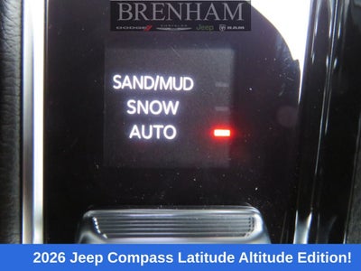 2026 Jeep Compass COMPASS LATITUDE ALTITUDE 4X4