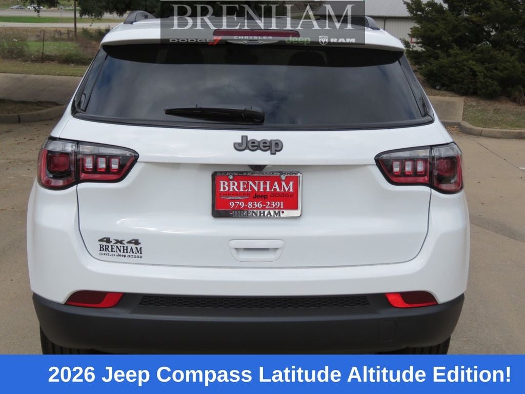 2026 Jeep Compass COMPASS LATITUDE ALTITUDE 4X4