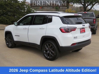 2026 Jeep Compass COMPASS LATITUDE ALTITUDE 4X4