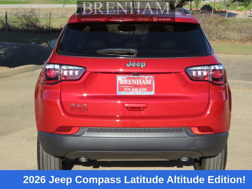 2026 Jeep Compass COMPASS LATITUDE ALTITUDE 4X4