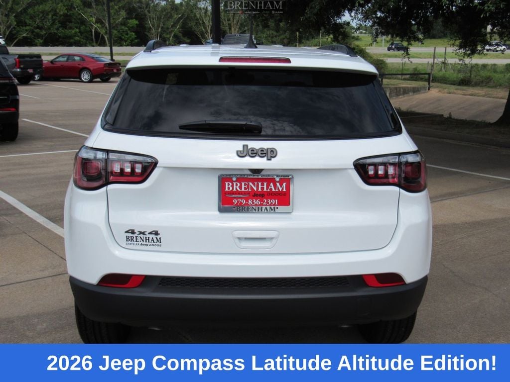 2026 Jeep Compass COMPASS LATITUDE ALTITUDE 4X4