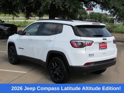 2026 Jeep Compass COMPASS LATITUDE ALTITUDE 4X4