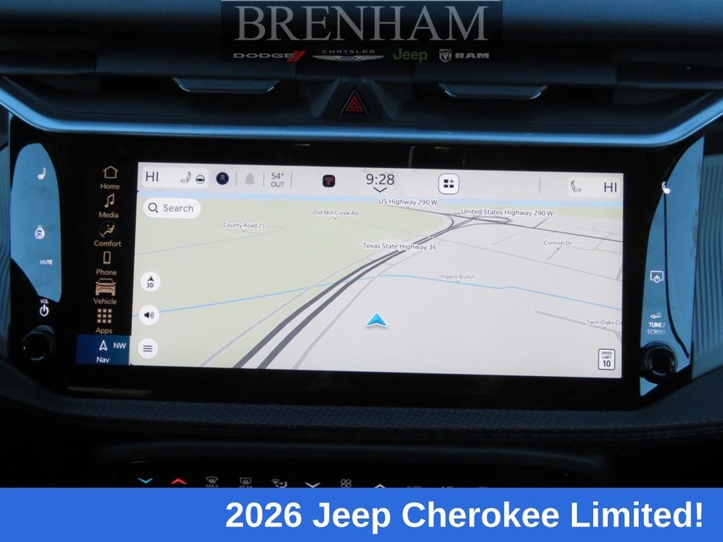 2026 Jeep Cherokee CHEROKEE LIMITED 4X4