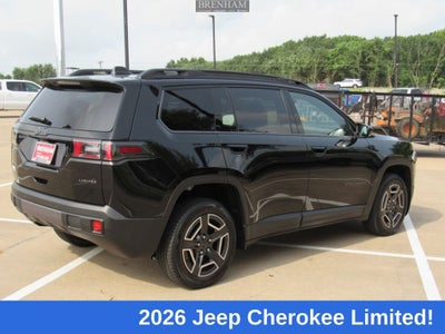 2026 Jeep Cherokee CHEROKEE LIMITED 4X4