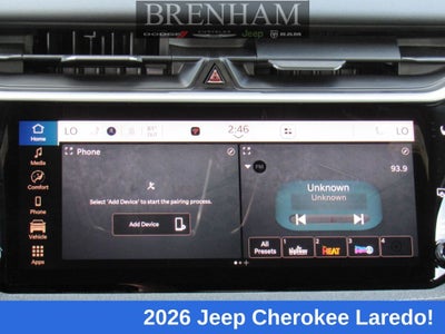 2026 Jeep Cherokee CHEROKEE LAREDO 4X4