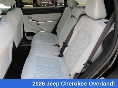 2026 Jeep Cherokee CHEROKEE OVERLAND 4X4
