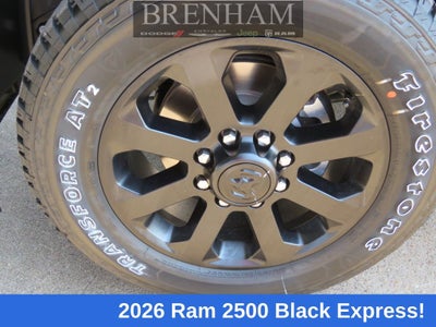 2026 RAM Ram 2500 RAM 2500 BLACK EXPRESS CREW CAB 4X4 6'4' BOX