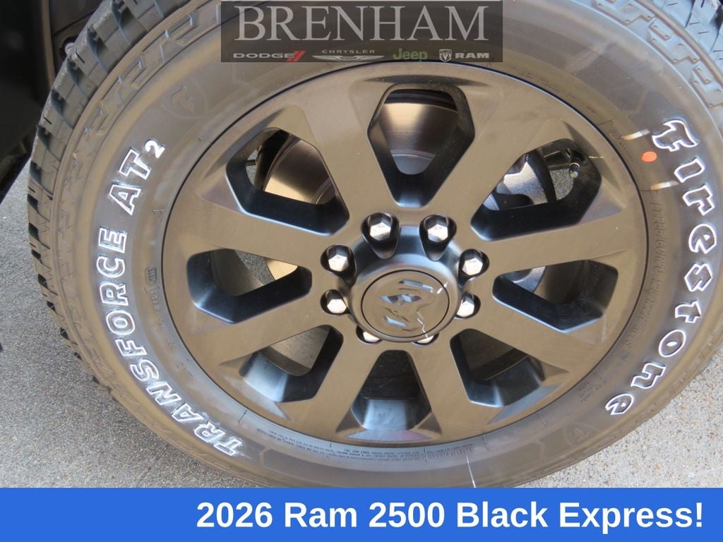 2026 RAM Ram 2500 RAM 2500 BLACK EXPRESS CREW CAB 4X4 6'4' BOX