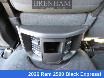 2026 RAM Ram 2500 RAM 2500 BLACK EXPRESS CREW CAB 4X4 6'4' BOX