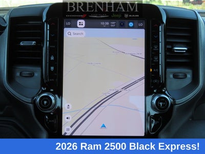 2026 RAM Ram 2500 RAM 2500 BLACK EXPRESS CREW CAB 4X4 6'4' BOX