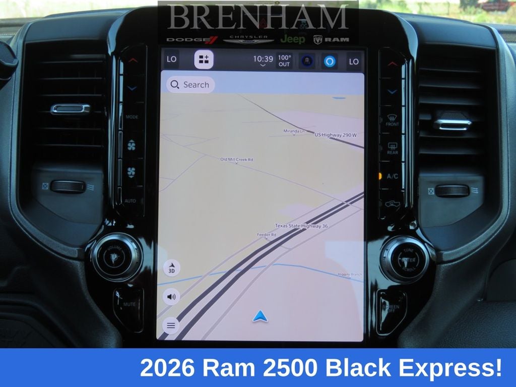 2026 RAM Ram 2500 RAM 2500 BLACK EXPRESS CREW CAB 4X4 6'4' BOX