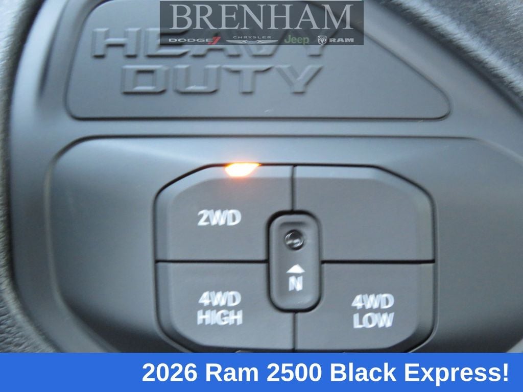 2026 RAM Ram 2500 RAM 2500 BLACK EXPRESS CREW CAB 4X4 6'4' BOX