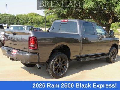 2026 RAM Ram 2500 RAM 2500 BLACK EXPRESS CREW CAB 4X4 6'4' BOX