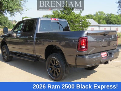 2026 RAM Ram 2500 RAM 2500 BLACK EXPRESS CREW CAB 4X4 6'4' BOX