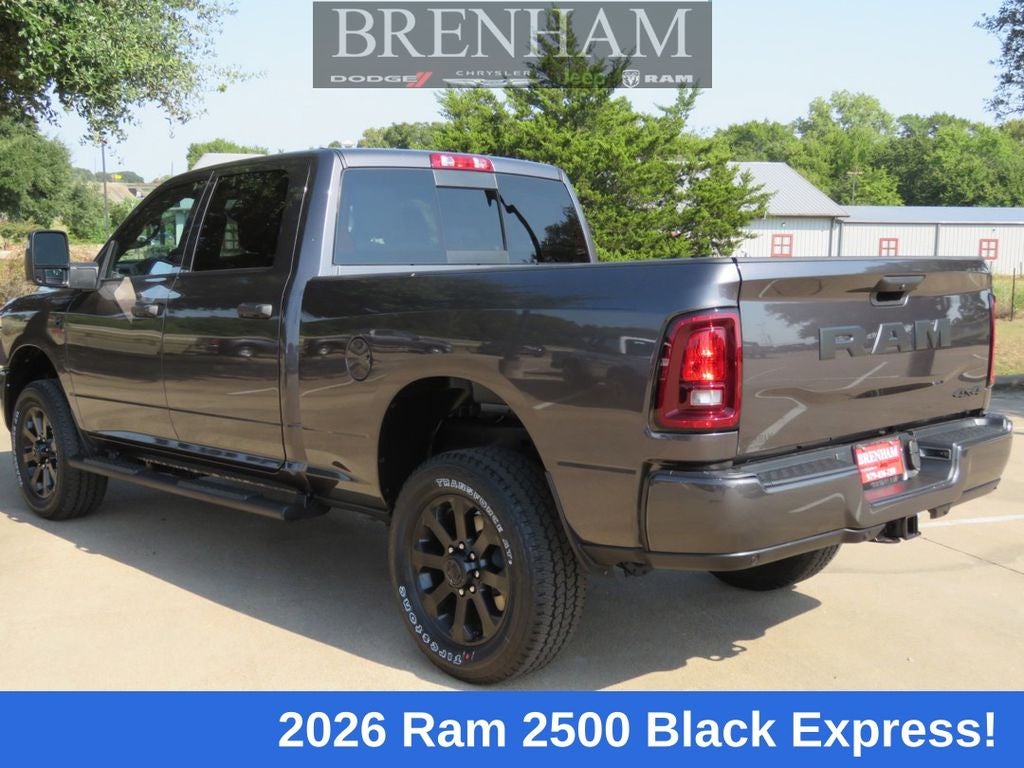 2026 RAM Ram 2500 RAM 2500 BLACK EXPRESS CREW CAB 4X4 6'4' BOX