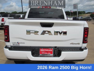2026 RAM Ram 2500 RAM 2500 LONE STAR CREW CAB 4X4 6'4' BOX