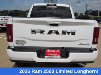 2026 RAM Ram 2500 RAM 2500 LIMITED LONGHORN CREW CAB 4X4 6'4' BOX