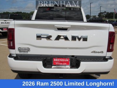 2026 RAM Ram 2500 RAM 2500 LIMITED LONGHORN CREW CAB 4X4 6'4' BOX
