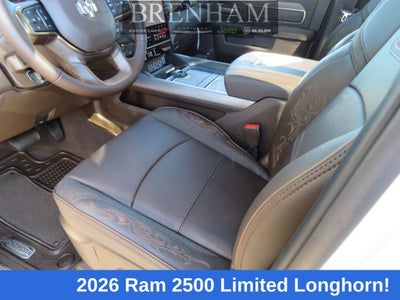 2026 RAM Ram 2500 RAM 2500 LIMITED LONGHORN CREW CAB 4X4 6'4' BOX