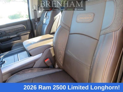 2026 RAM Ram 2500 RAM 2500 LIMITED LONGHORN CREW CAB 4X4 6'4' BOX