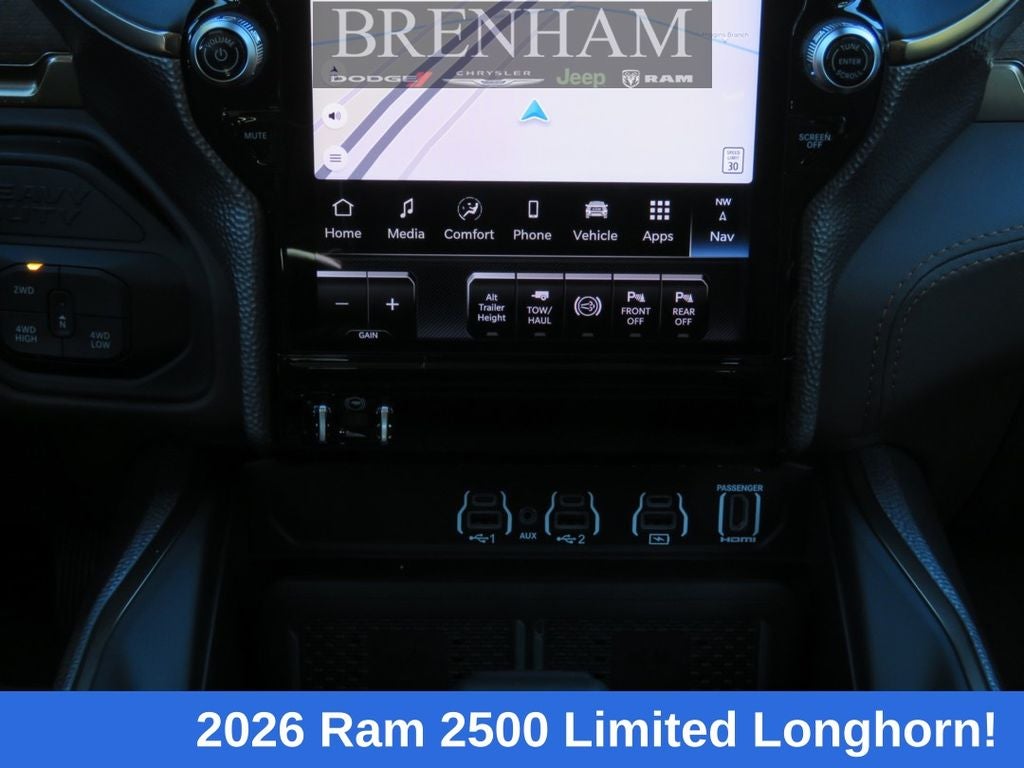 2026 RAM Ram 2500 RAM 2500 LIMITED LONGHORN CREW CAB 4X4 6'4' BOX