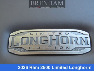 2026 RAM Ram 2500 RAM 2500 LIMITED LONGHORN CREW CAB 4X4 6'4' BOX