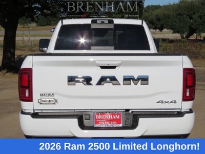 2026 RAM Ram 2500 RAM 2500 LIMITED LONGHORN CREW CAB 4X4 6'4' BOX