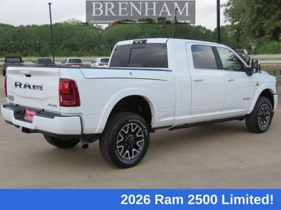 2026 RAM Ram 2500 RAM 2500 LIMITED LONGHORN MEGA CAB 4X4 6'4' BOX