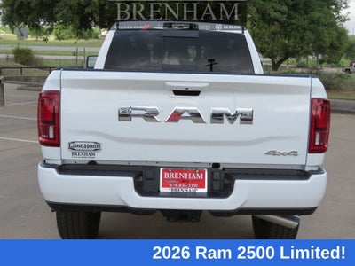2026 RAM Ram 2500 RAM 2500 LIMITED LONGHORN MEGA CAB 4X4 6'4' BOX