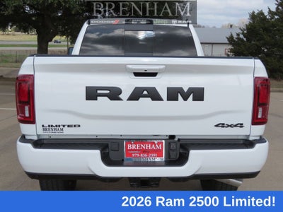 2026 RAM Ram 2500 RAM 2500 LIMITED MEGA CAB 4X4 6'4' BOX