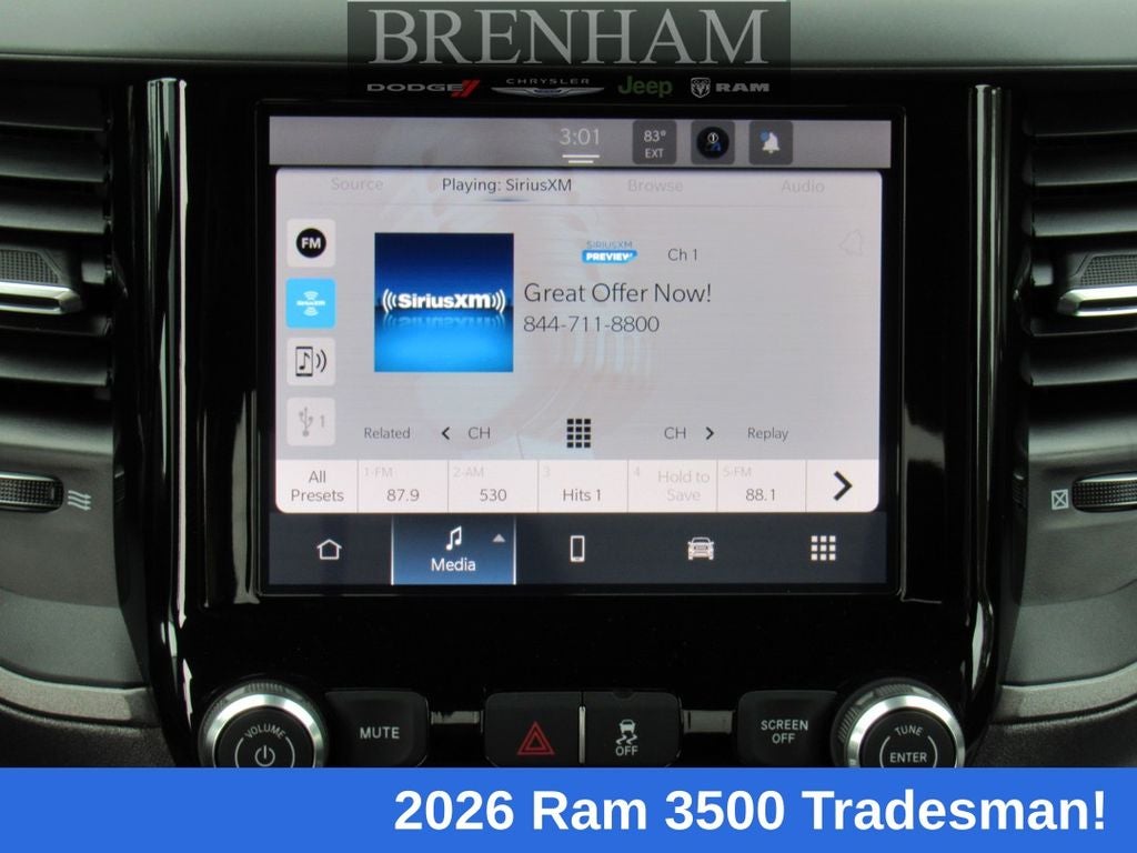 2026 RAM Ram 3500 RAM 3500 TRADESMAN CREW CAB 4X4 8' BOX