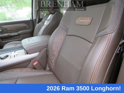 2026 RAM Ram 3500 RAM 3500 LIMITED LONGHORN CREW CAB 4X4 8' BOX