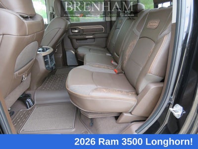2026 RAM Ram 3500 RAM 3500 LIMITED LONGHORN CREW CAB 4X4 8' BOX