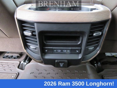 2026 RAM Ram 3500 RAM 3500 LIMITED LONGHORN CREW CAB 4X4 8' BOX