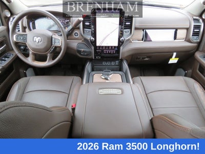 2026 RAM Ram 3500 RAM 3500 LIMITED LONGHORN CREW CAB 4X4 8' BOX