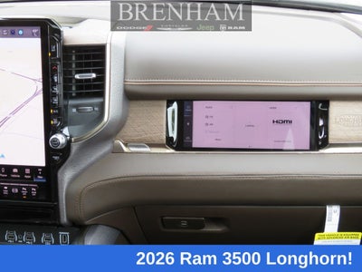 2026 RAM Ram 3500 RAM 3500 LIMITED LONGHORN CREW CAB 4X4 8' BOX