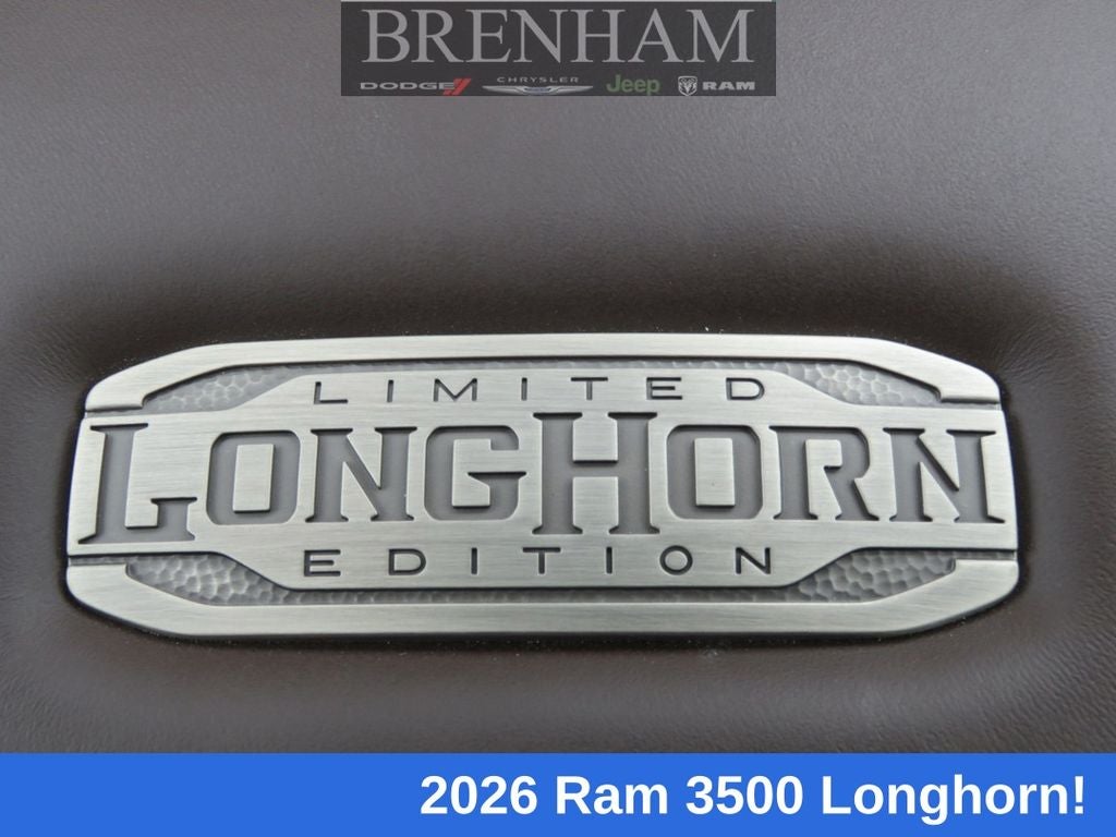 2026 RAM Ram 3500 RAM 3500 LIMITED LONGHORN CREW CAB 4X4 8' BOX
