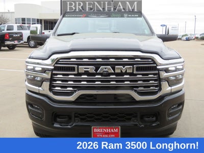 2026 RAM Ram 3500 RAM 3500 LIMITED LONGHORN CREW CAB 4X4 8' BOX