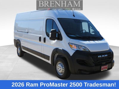 2026 RAM Ram ProMaster RAM PROMASTER 2500 TRADESMAN CARGO VAN HIGH ROOF 159' WB