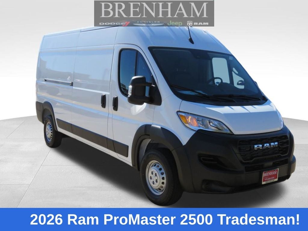 2026 RAM Ram ProMaster RAM PROMASTER 2500 TRADESMAN CARGO VAN HIGH ROOF 159' WB
